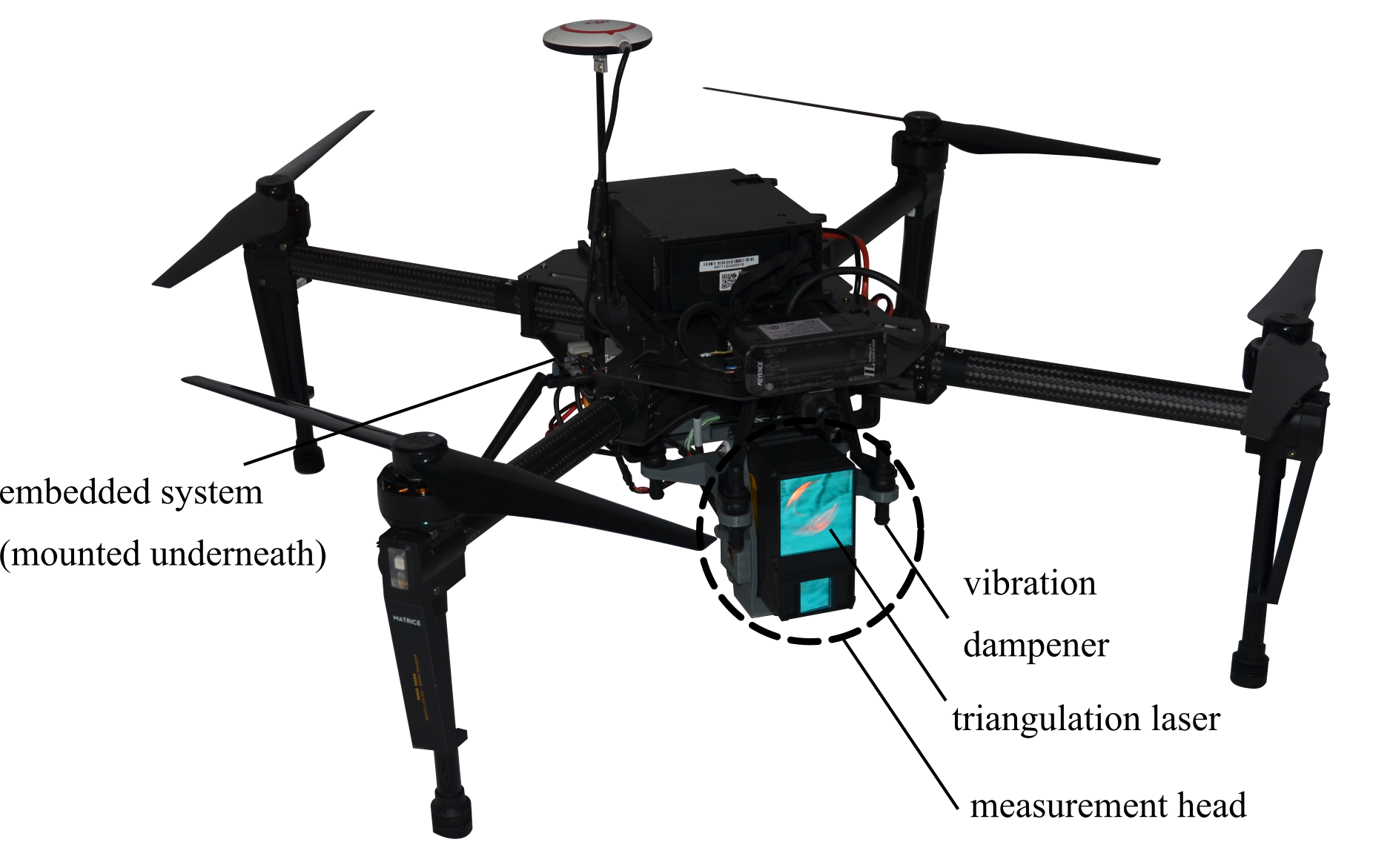 Prototype of vibration analysis drone.